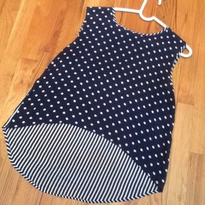 Polka Dot & Strip Shirt